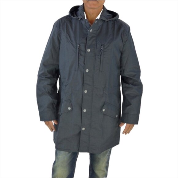 Hickey Freeman Hooded Trench Coat